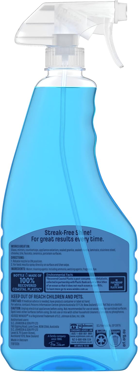 Windex 500mL Original Glass & Window Cleaner