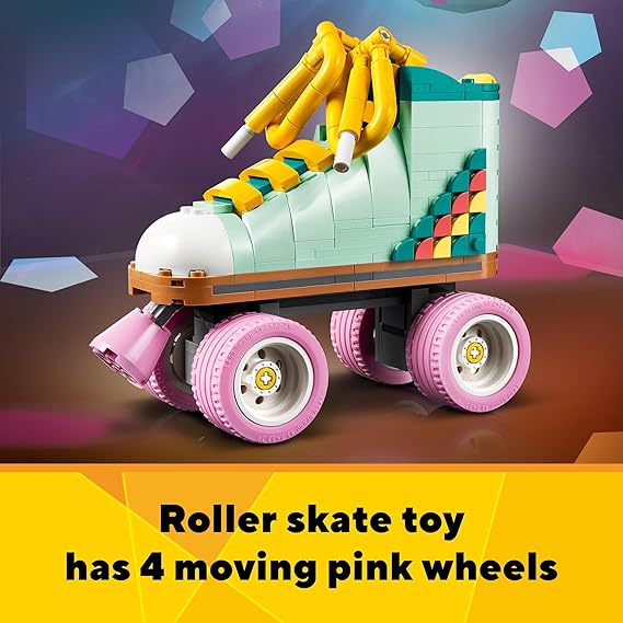 LEGO® Creator Retro Roller Skate Set 31148  Buildable Skateboard and Boom Box Toy for Kids Ages 8+