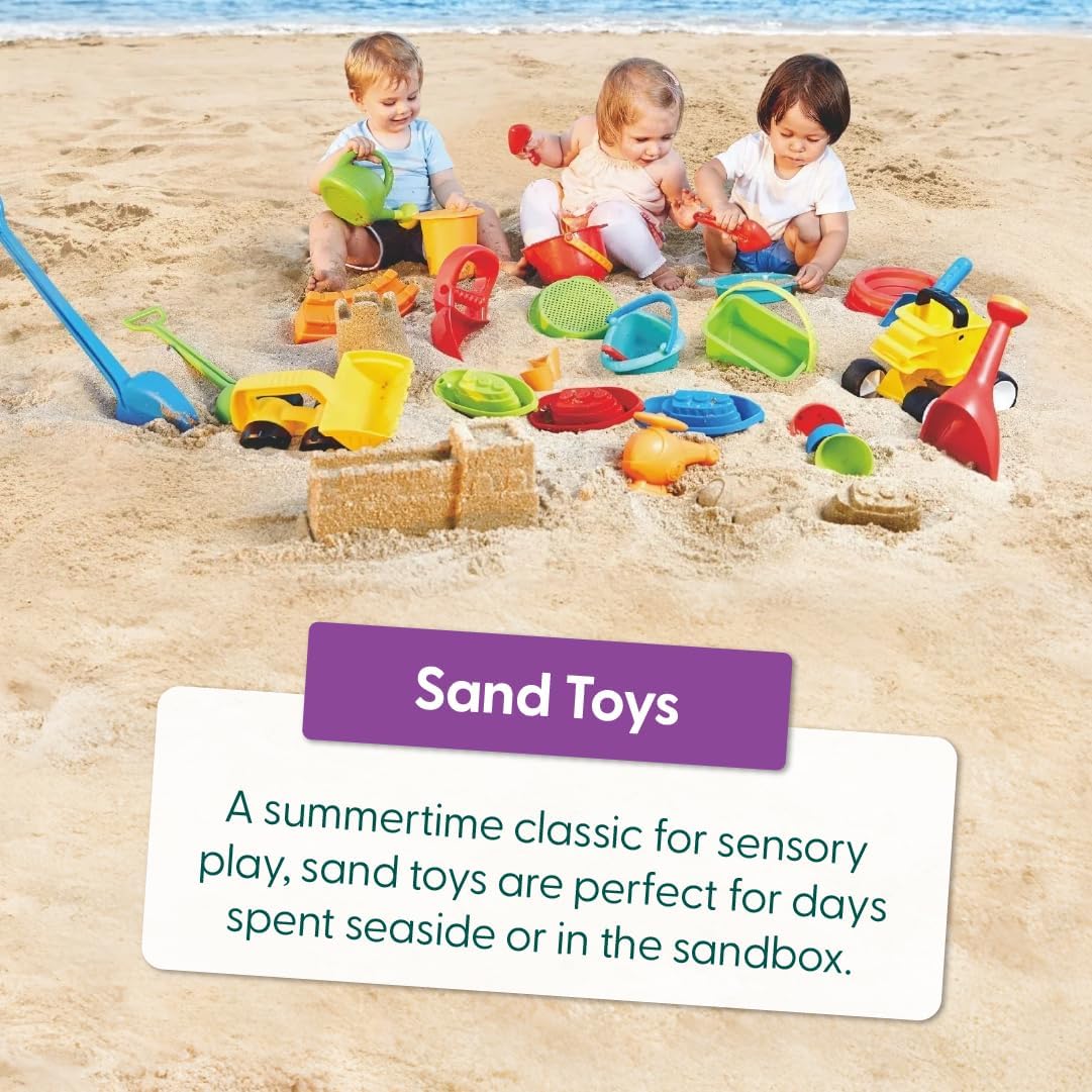 Hape E4053 5-in-1 Beach Set Toys, Multi