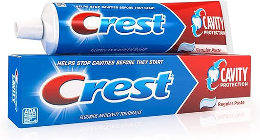 Crest Cavity Protection Toothpaste, Regular, 8.2-Ounce Tubes