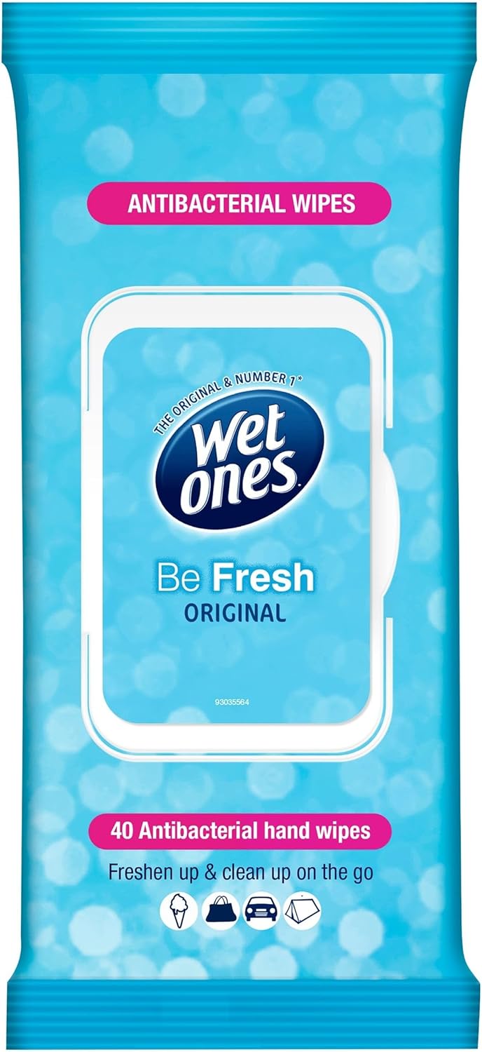 Wet Ones Be Fresh Antibacterial Hand & Body Wipes