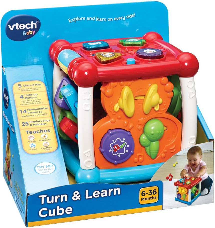 VTech Baby Turn & Learn Cube, Multi Model 150503