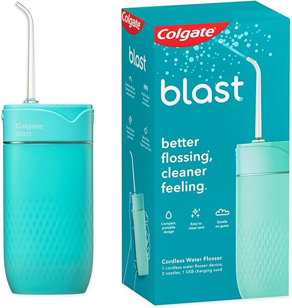 Colgate Blast Water Flosser, Cordless, Water Resistant