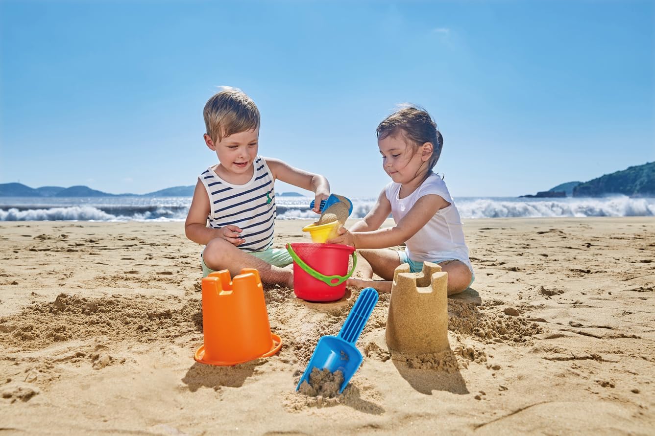 Hape E4053 5-in-1 Beach Set Toys, Multi