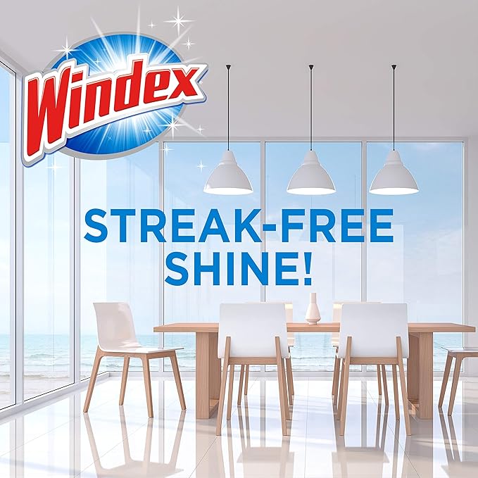 Windex Original Formula Glass Cleaner Refill 750 mL for Windows & Glass