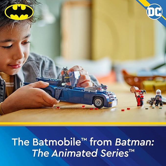 LEGO® DC Batman: Batman & The Batmobile vs. Harley Quinn & Mr Freeze 76274 Superhero Toy for Ages 8+