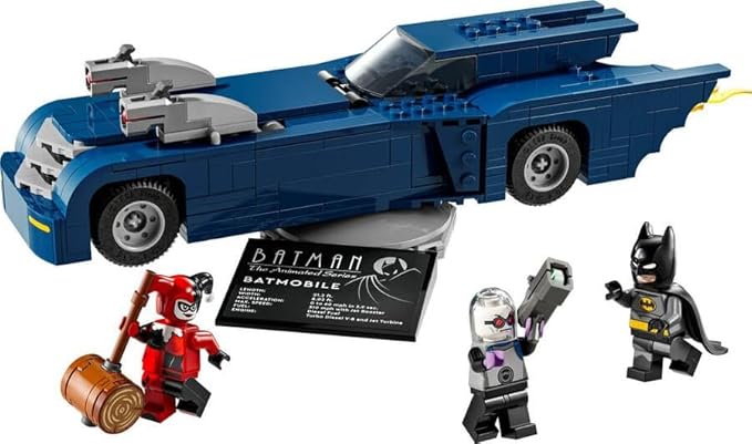 LEGO® DC Batman: Batman & The Batmobile vs. Harley Quinn & Mr Freeze 76274 Superhero Toy for Ages 8+