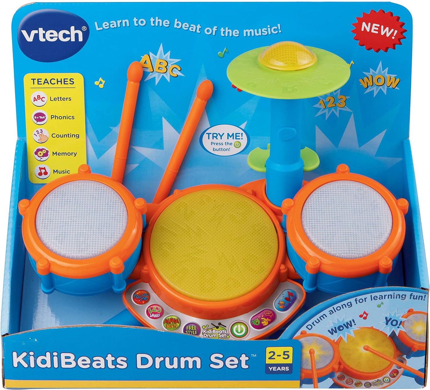 VTech KidiBeats Kids Drum Set