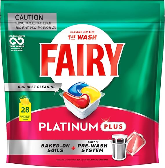 Fairy Platinum Plus Dishwasher Tablets Value Pack 168 Count 4 x 42 Tablets