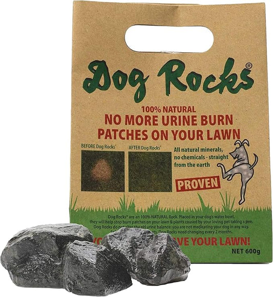Dog Rocks Natural Grass Saver 600g Bag Stops Lawn Yellow Spots 6-Month Supply