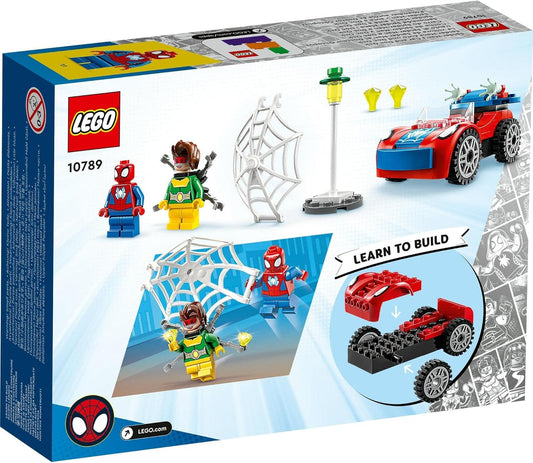 LEGO® Marvel Spider-Man's Car and Doc Ock Set (10789) with 2 Minifigures and Glow-in-the-Dark Elements, for Kids 4+