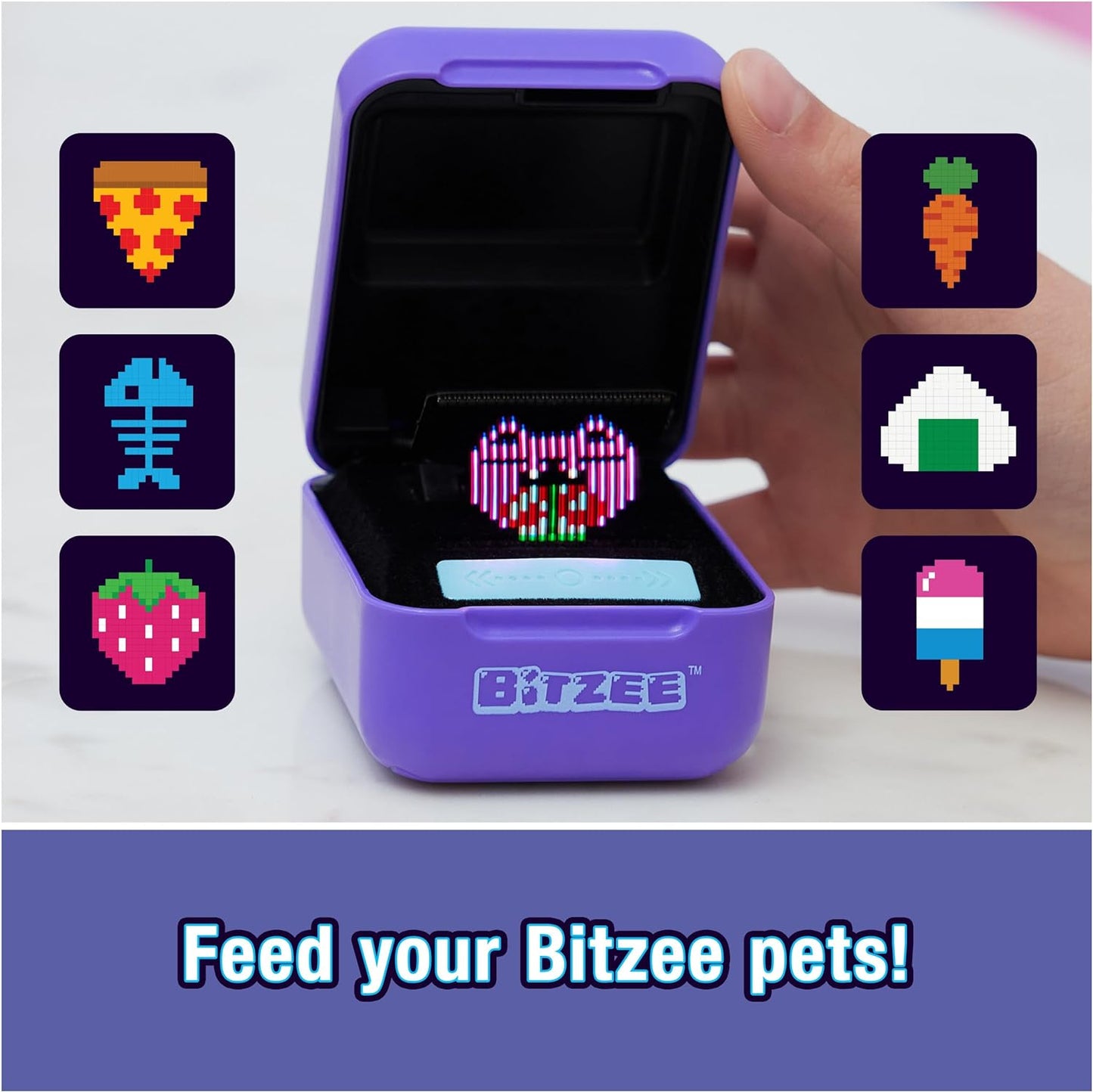 Bitzee Interactive Toy: Virtual Pet with 15 Animals, Reacts to Touch, Kids' Toy for Girls and Boys