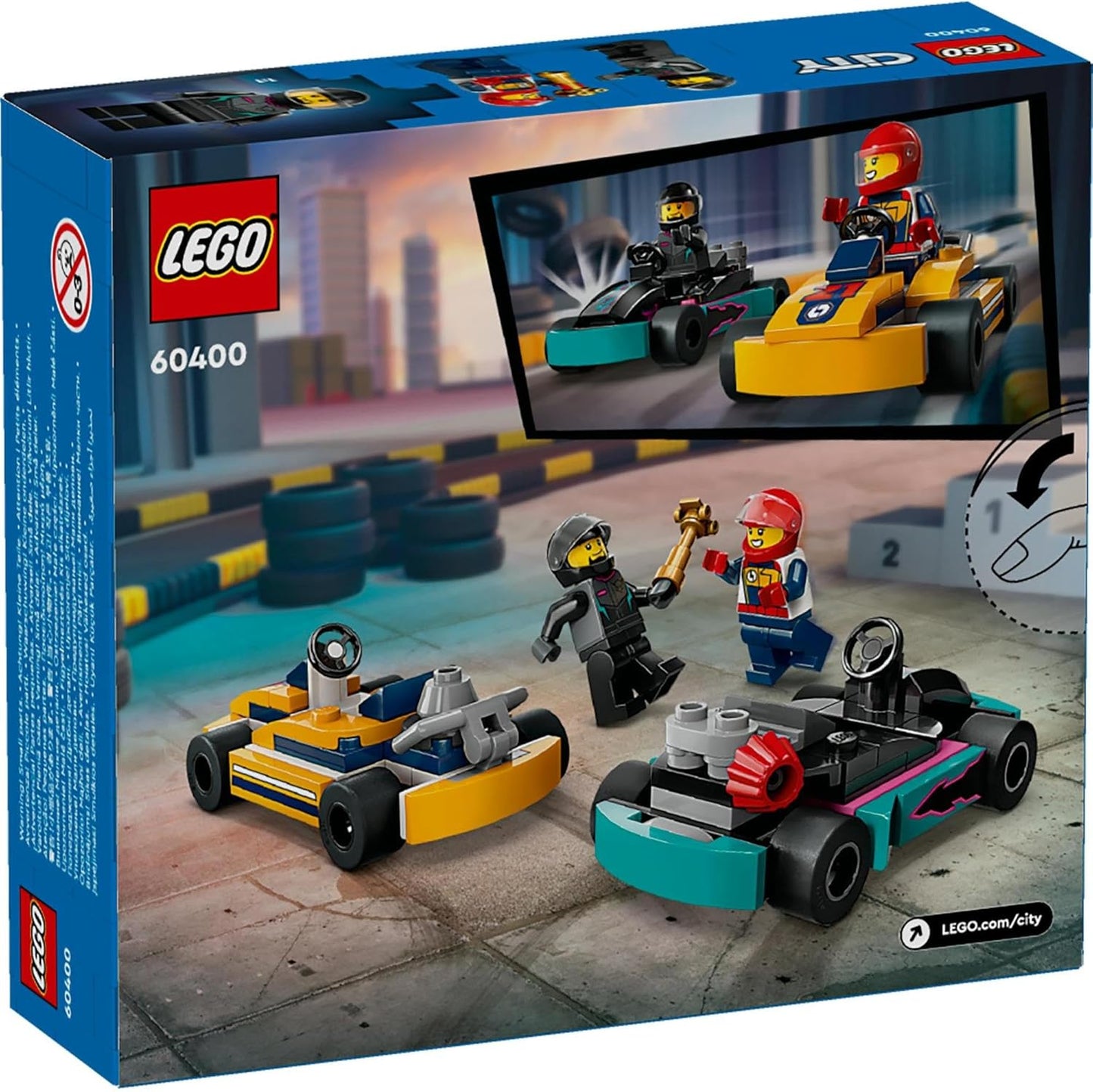 LEGO® City 60400 Go-Karts & Drivers Playset