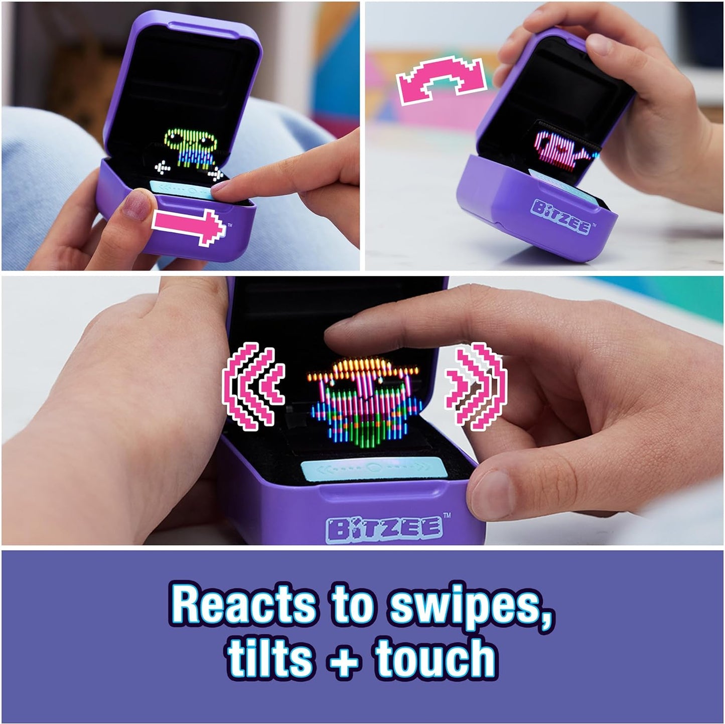 Bitzee Interactive Toy: Virtual Pet with 15 Animals, Reacts to Touch, Kids' Toy for Girls and Boys