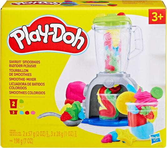 Play-Doh Swirlin' Smoothies Blender Playset – Kids Kitchen Toy for 3+