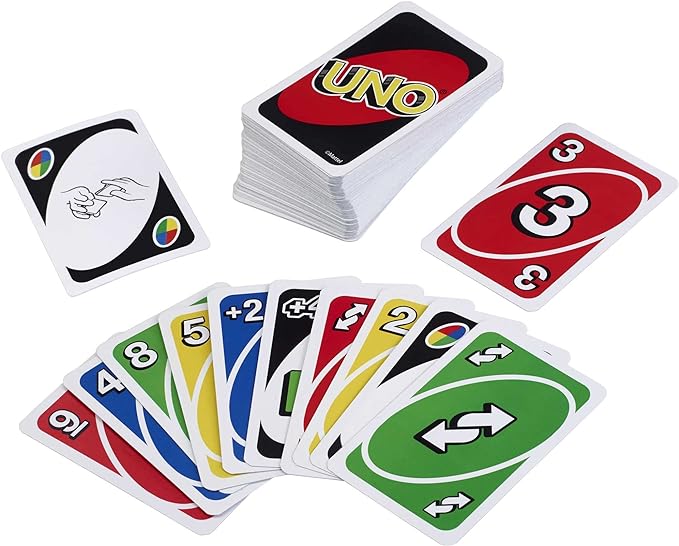 Mattel UNO Classic Card Game Fun Family Card Game for All Ages