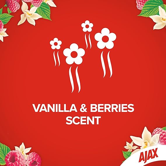 Ajax 475mL Multi-Surface Cleaner Spray Vanilla and Berries Scent