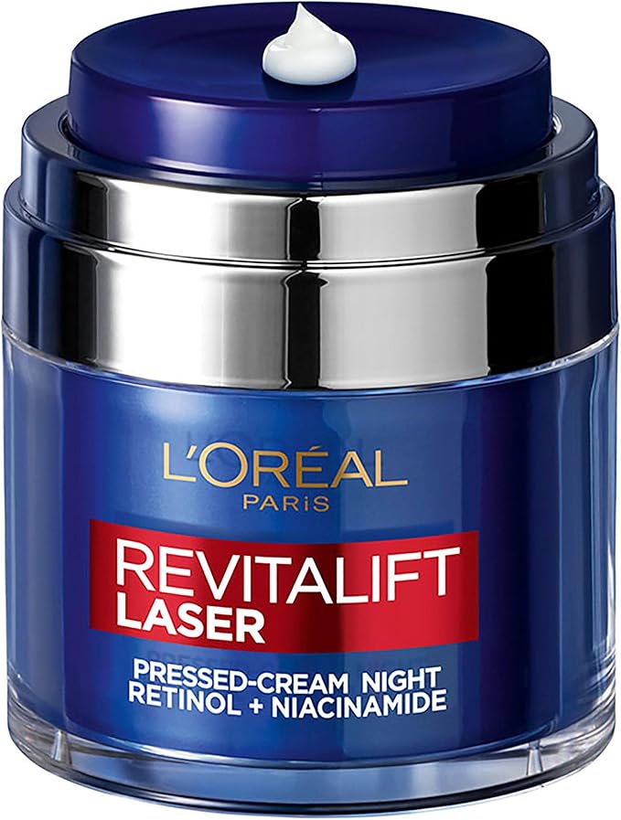 L'Oréal Paris Revitalift Laser X3 Night Cream 50ml  Retinol & Niacinamide Formula for Anti Aging & Skin Renewal