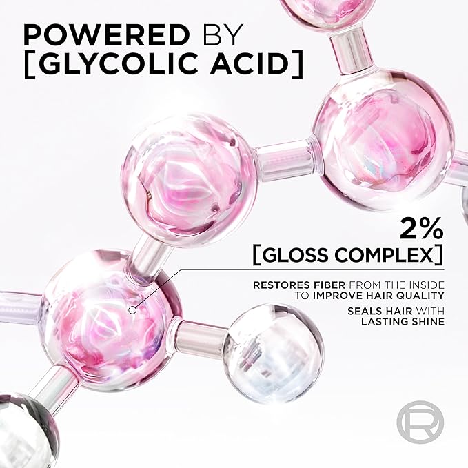 L'Oréal Paris Elvive Gloss Shampoo 200ml Glycolic Acid Formula for Dull Lackluster Hair