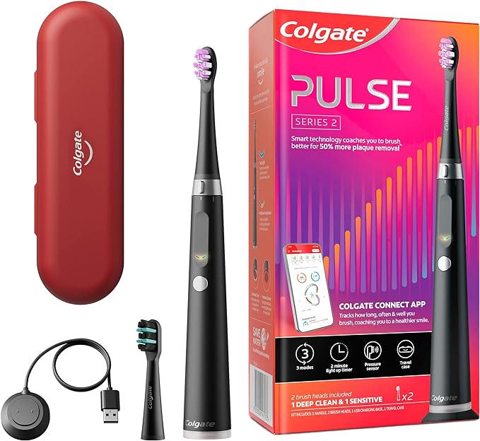 Colgate Pulse Connected Series 2 Deep Clean & Sensitive Electric Toothbrush