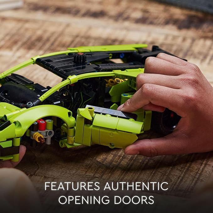 LEGO Technic Lamborghini Huracán Tecnica 42161 Model Kit Racing Car for Kids and Collectors