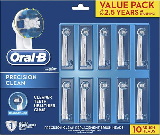 Oral-B Precision Clean Refill Brush Heads Bulk 10 Count Pack