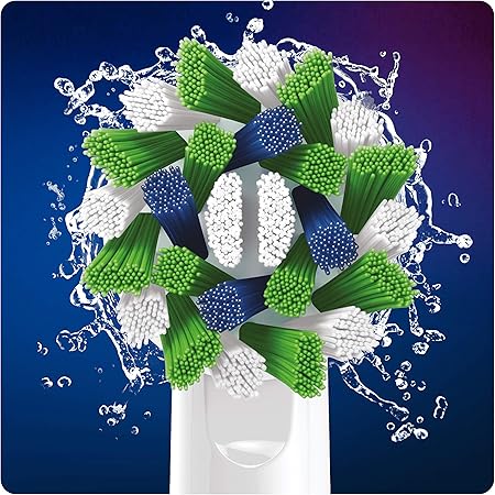 Oral-B CrossAction Toothbrush Head Refills 8 Pack Replacement Brush Heads