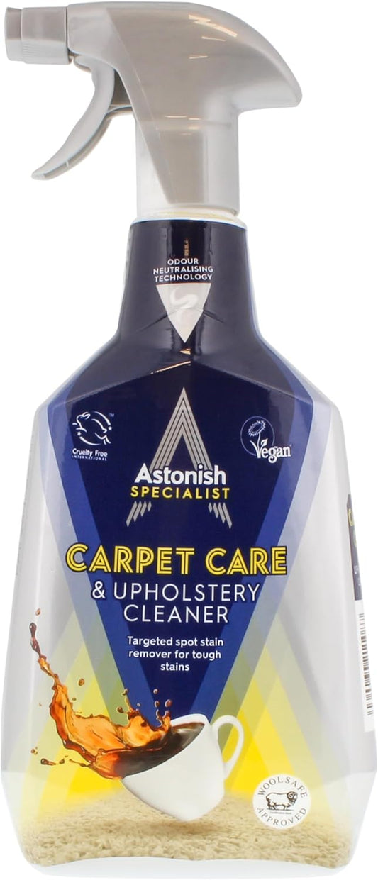 Astonish Carpet and Upholstery Cleaner Powerful Carpet Cleaner pack of 750ml