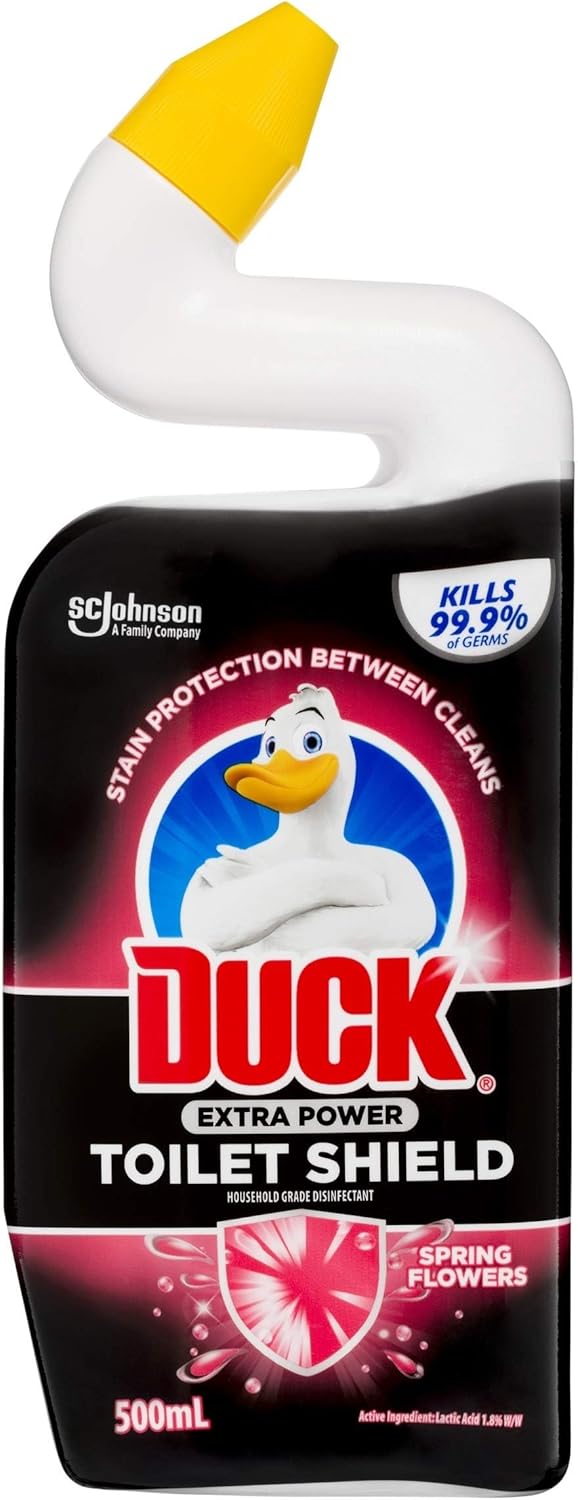 Duck Toilet Shield 500ml Extra Power with Spring Flowers Scent