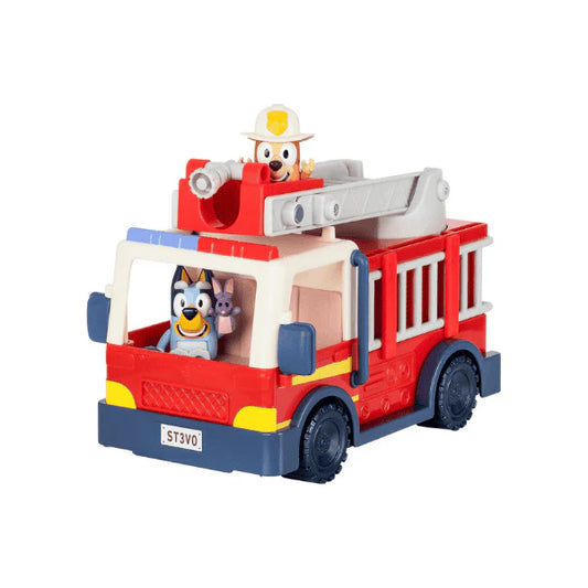 BLUEY Firetruck Set Firefighter Figures & Fun Accessories for Kids