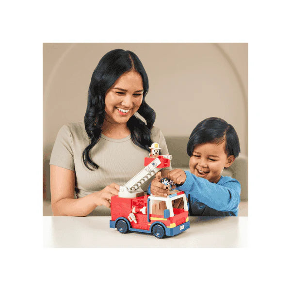 BLUEY Firetruck Set Firefighter Figures & Fun Accessories for Kids