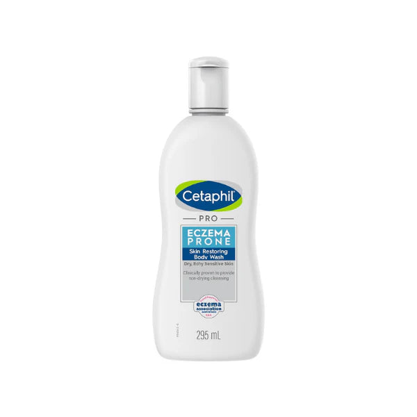 Cetaphil Pro Eczema Body Wash 295ml Hydrating & Soothing for Sensitive Dry Skin