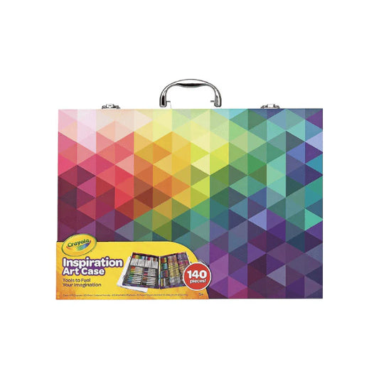 CRAYOLA Inspiration Art Case 140-Piece Portable Coloring Set for Creative Kids