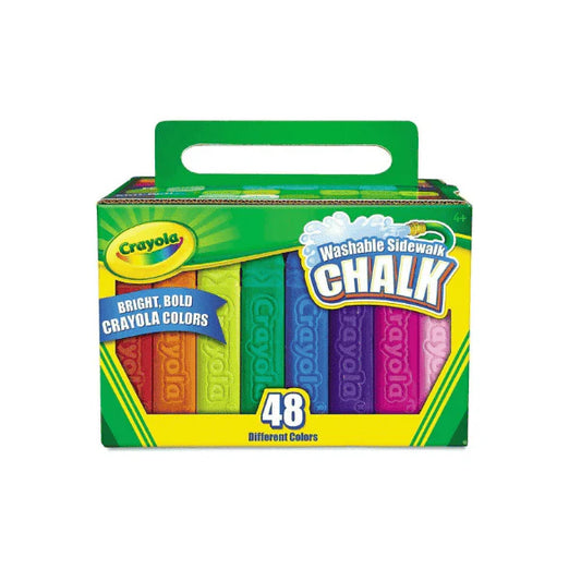 Crayola Washable Sidewalk Chalk Multi-Color Fun for Kids' Outdoor Games