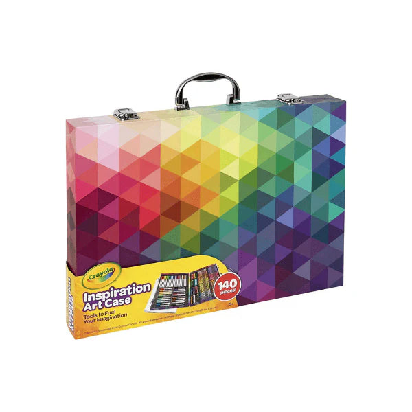 CRAYOLA Inspiration Art Case 140-Piece Portable Coloring Set for Creative Kids