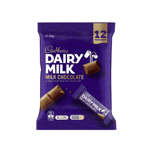 Cadbury Dairy Milk Chocolate Share Pack 144g Pure Chocolate Bliss for Everyone