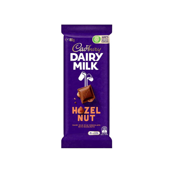 Cadbury Dairy Milk Hazelnut A Nutty Chocolate Delight 180 g