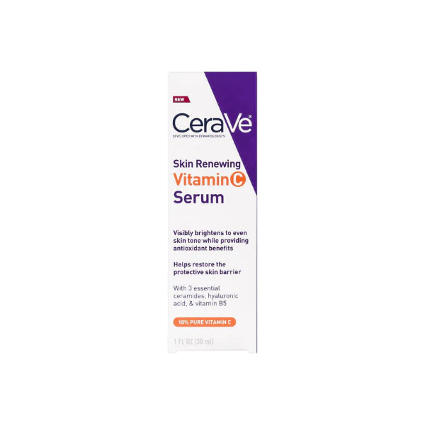 CeraVe 30ml Skin Renewing Vitamin C Serum Brightens Skin & Fights Aging