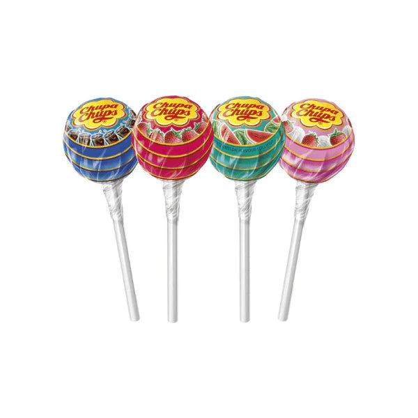 Chupa Chups Best of Lollipops 8-Count Colorful Flavors in Every Bite