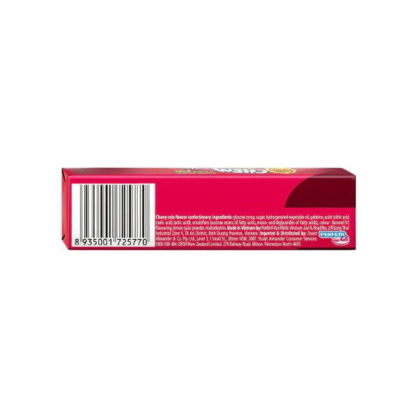 Chupa Chups Incredible Chew Cola 45g Irresistible Chewy Cola Candy