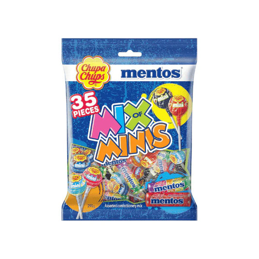 Chupa Chups Mix of Minis 35 Count Lollipops & Mini Rolls for Sweet Moments