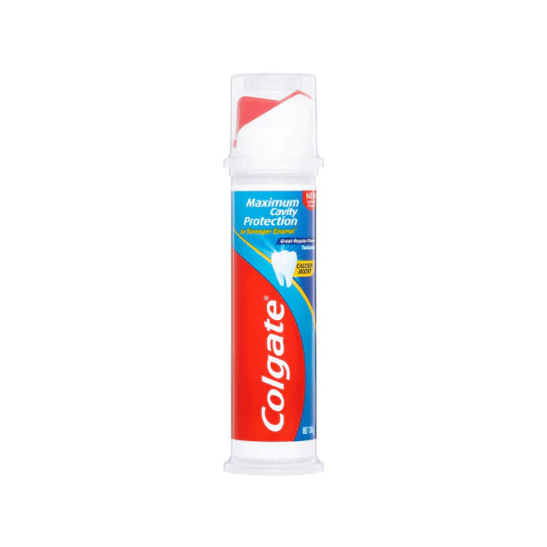 Colgate 130g Cavity Protection Toothpaste Pump Great Regular Flavor for Cavity Prevention