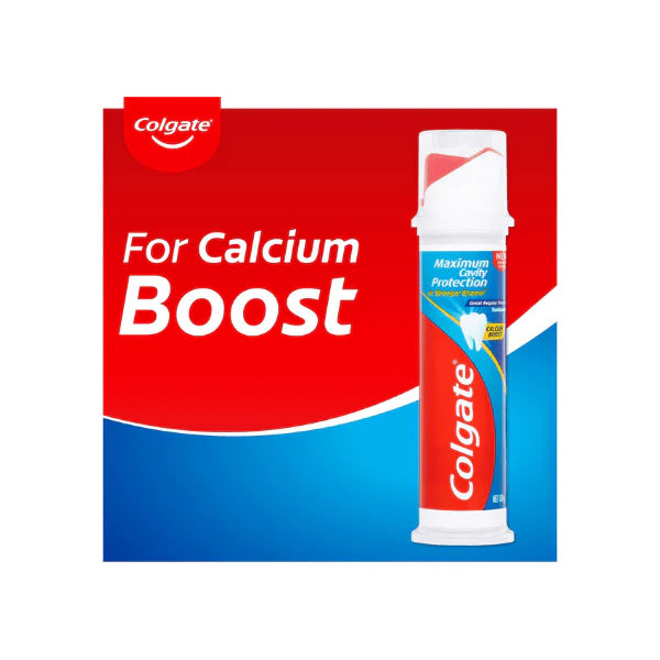 Colgate 130g Cavity Protection Toothpaste Pump Great Regular Flavor for Cavity Prevention