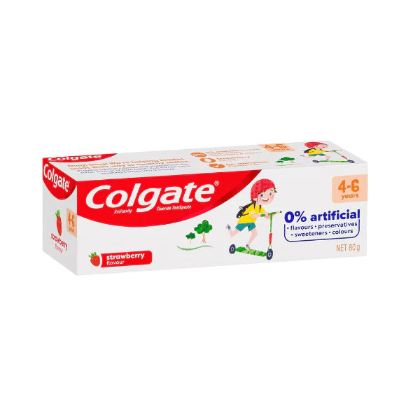 Colgate 80g Kids Anticavity Toothpaste Strawberry Flavor for Children 4-6 Years