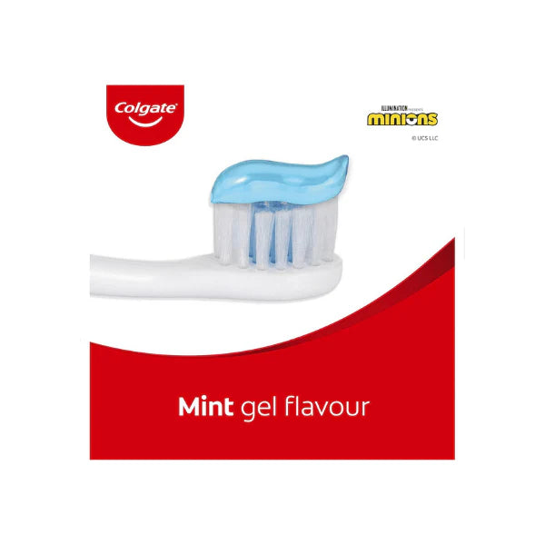 Colgate Minions Toothpaste for Kids 90g Sugar-Free Mild Mint Gel Safe & Fun