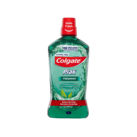 Colgate Plax Antibacterial Mouthwash Alcohol-Free 1L Fresh Breath & Long-Lasting Protection