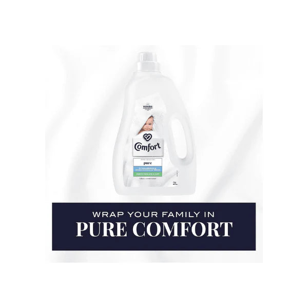 Comfort Pure Fabric Conditioner 2L Softens & Freshens with Gentle Care