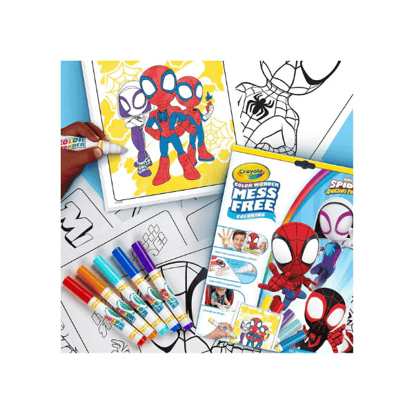 Crayola Color Wonder Spidey Creative Coloring Without the Mess