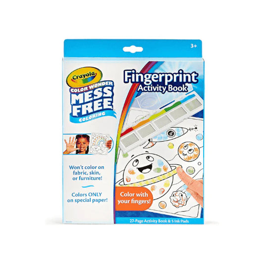 Crayola Mess-Free Finger Painting Set Ideal for Creative Play Ages 3-6