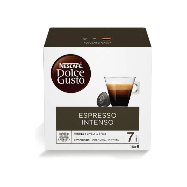 NESCAFÉ Dolce Gusto Espresso Intenso Your Perfect Espresso Experience in 16 Capsules